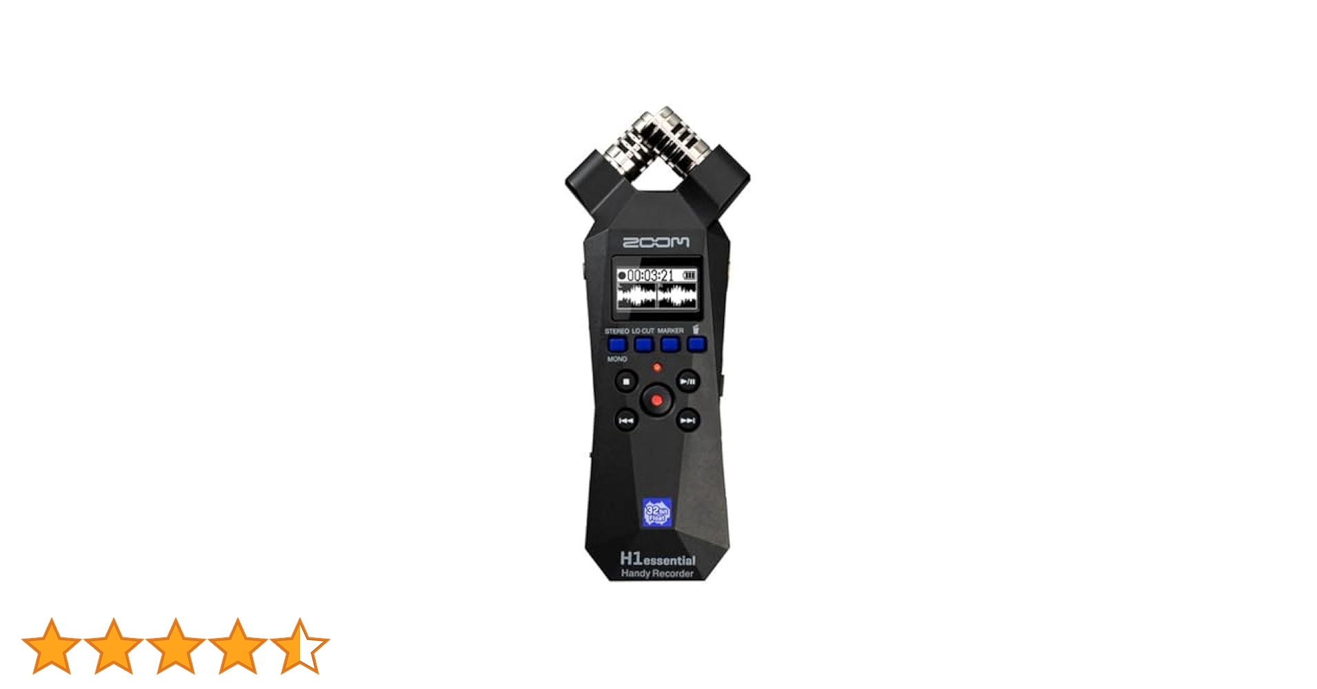 Amazon | ZOOM ズーム H1essential ハンディレコーダー ブラック